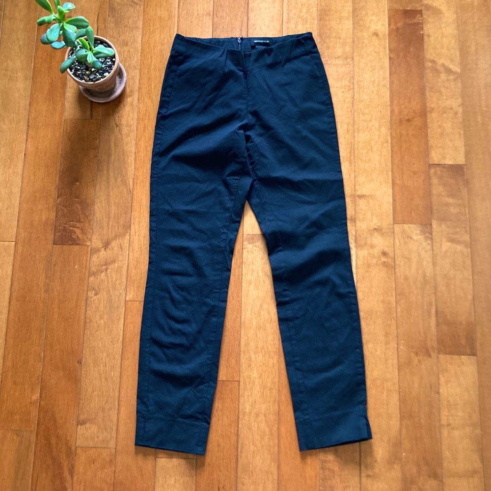 Mid rise cropped dress pant